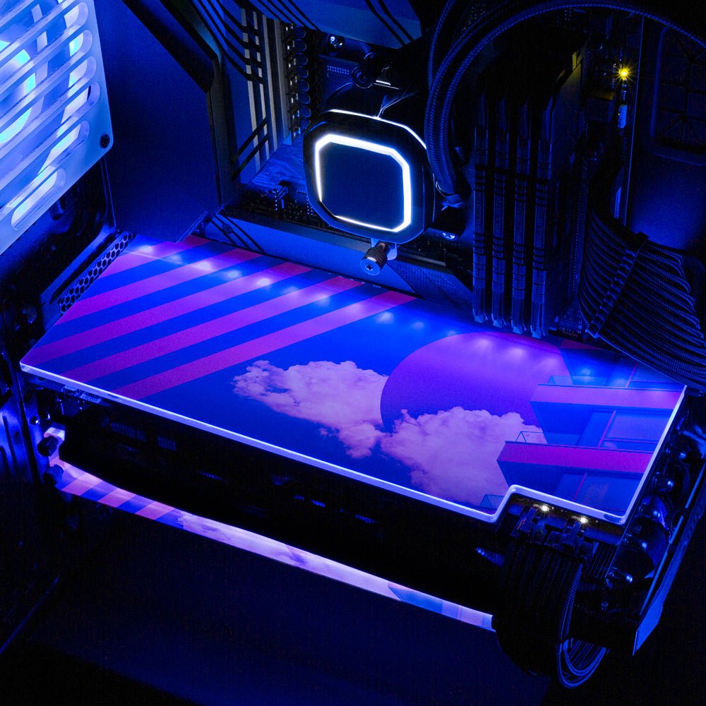 Morning Vista Plain RGB GPU Backplate - Gabrielle Salonga - V1Tech