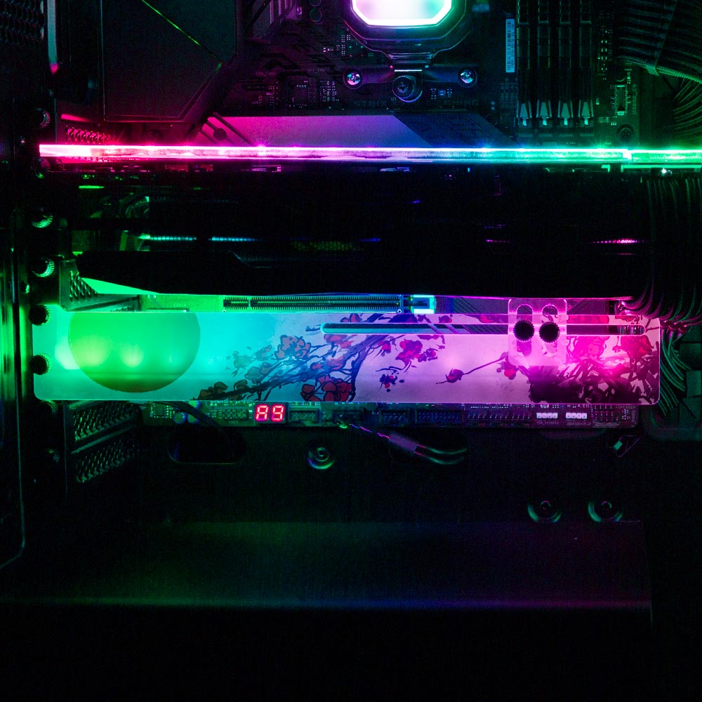 Nature RGB GPU Support Bracket - Ddjvigo - V1Tech