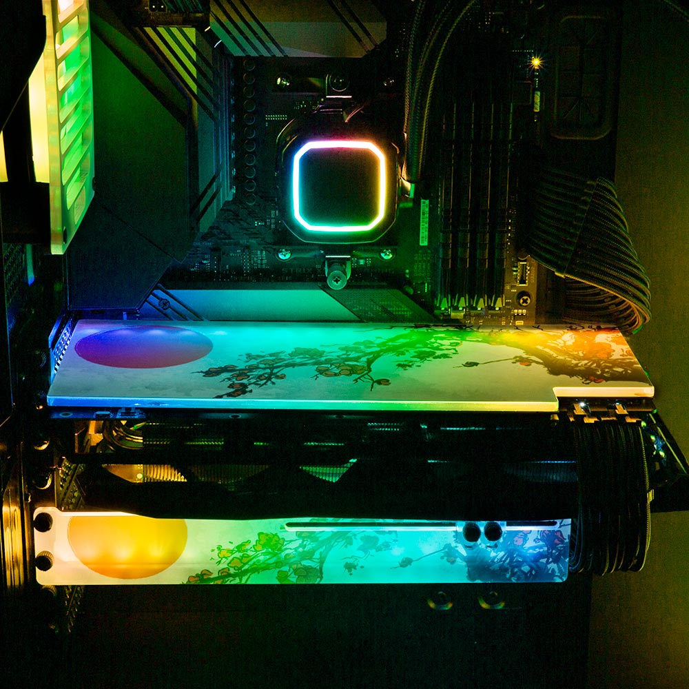 Nature RGB GPU Support Bracket - Ddjvigo - V1Tech