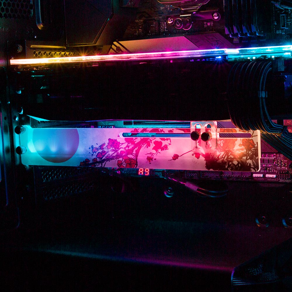 Nature RGB GPU Support Bracket - Ddjvigo - V1Tech