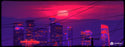 Neon Citysun Large Mouse Pad