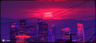 Neon Citysun X-Large Mouse Pad