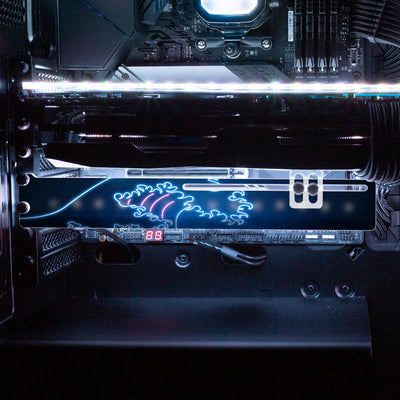 Neon Wave RGB GPU Support Bracket