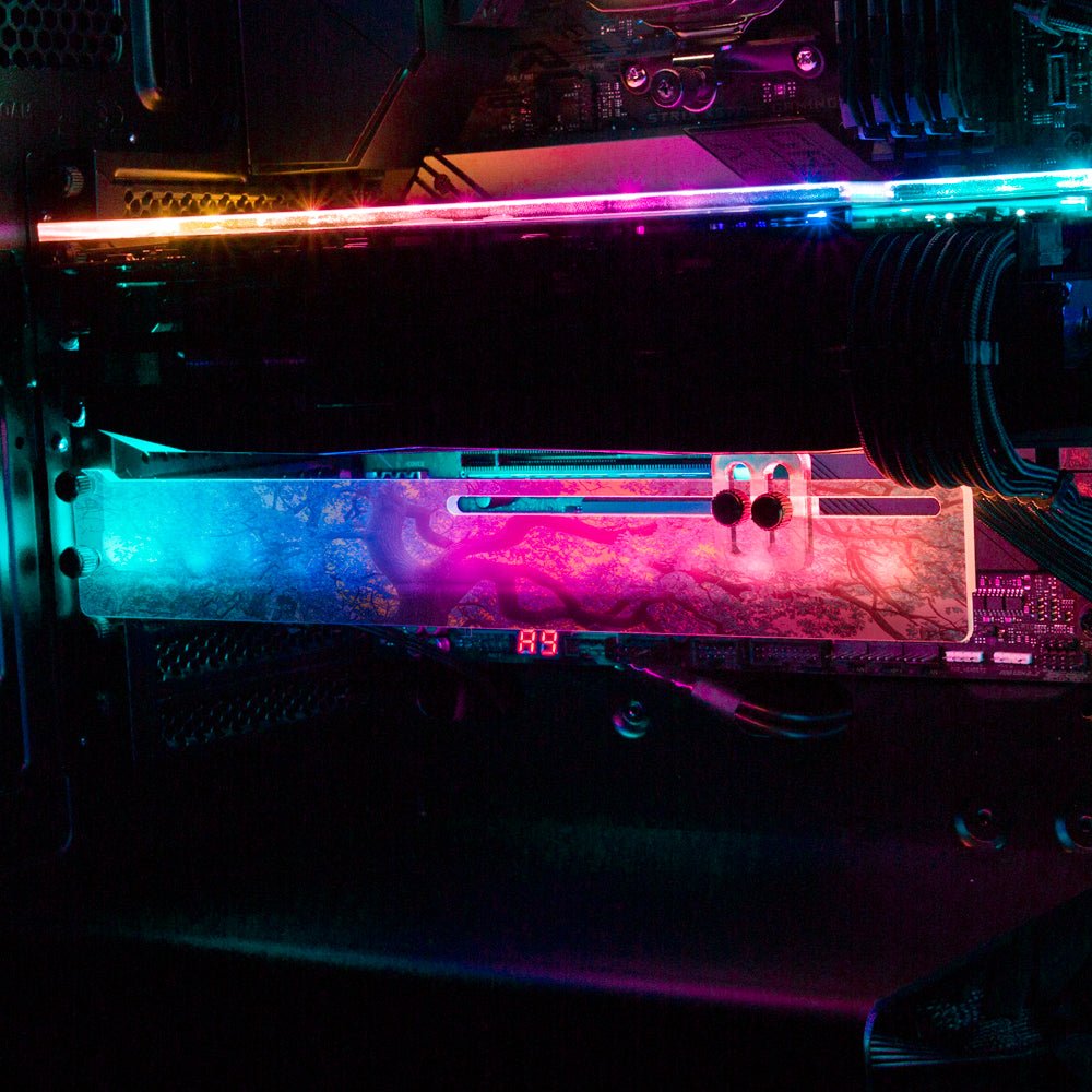 New Beginnings RGB GPU Support Bracket - Gabrielle Salonga - V1Tech