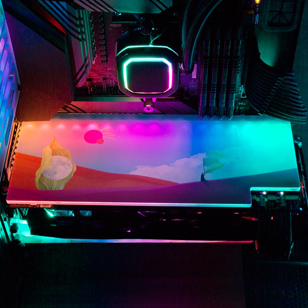 New Kingdoms RGB GPU Backplate - Spectacular.way - V1Tech