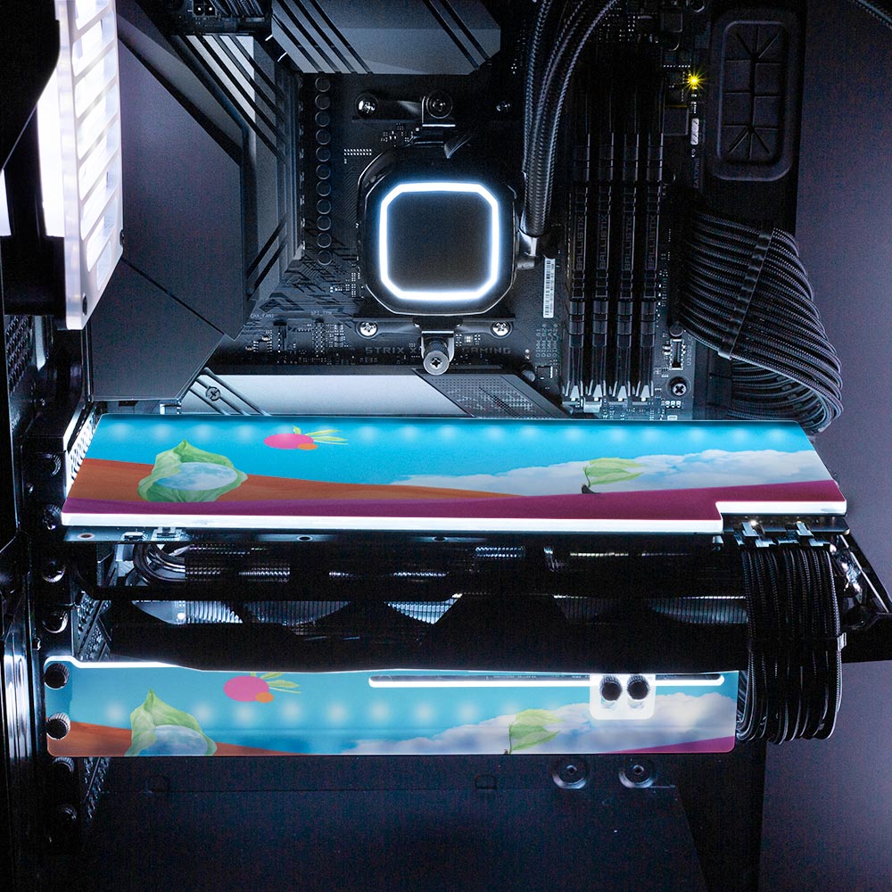 New Kingdoms RGB GPU Backplate - Spectacular.way - V1Tech