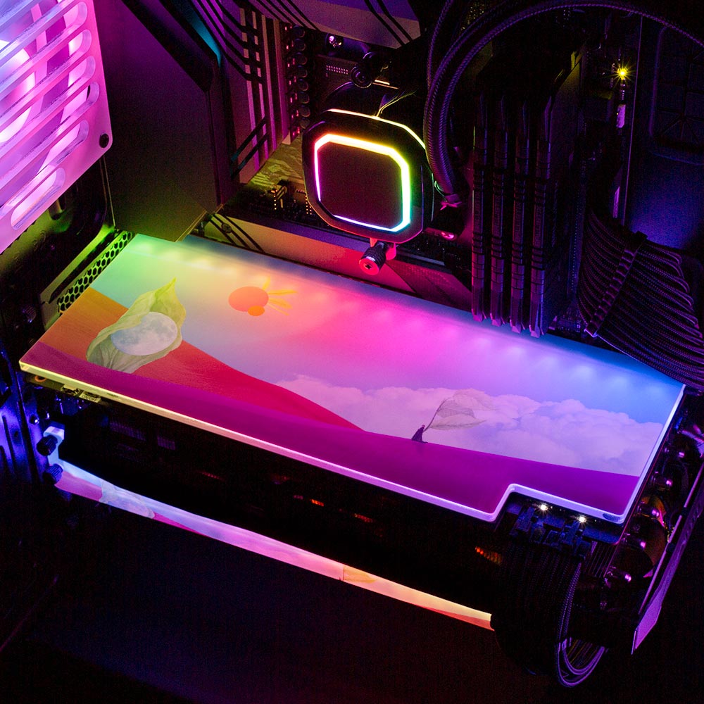 New Kingdoms RGB GPU Backplate - Spectacular.way - V1Tech