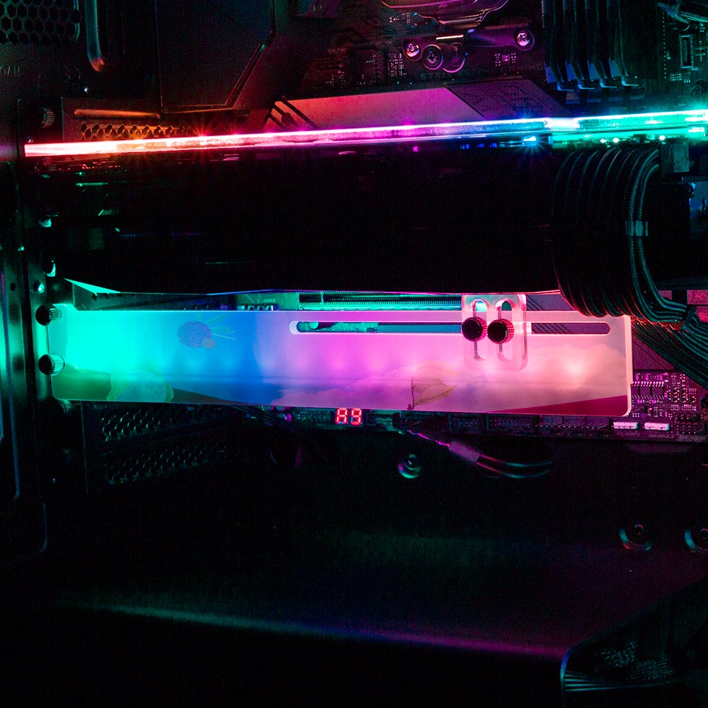 New Kingdoms RGB GPU Support Bracket - Spectacular.way - V1Tech