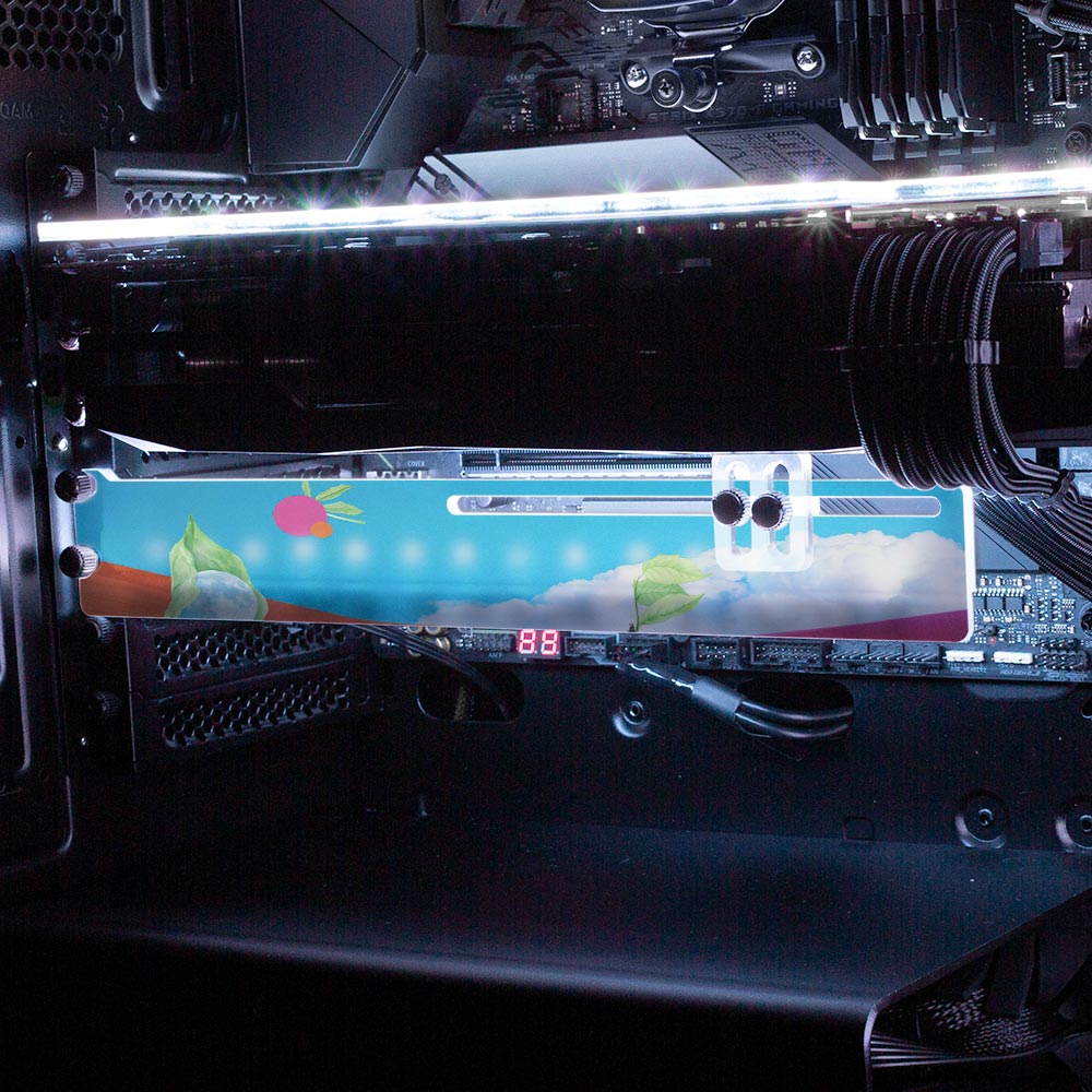 New Kingdoms RGB GPU Support Bracket - Spectacular.way - V1Tech