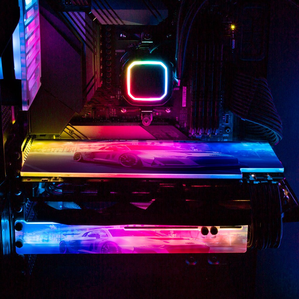 Night Cruise RGB GPU Backplate - Nogar007 - V1Tech