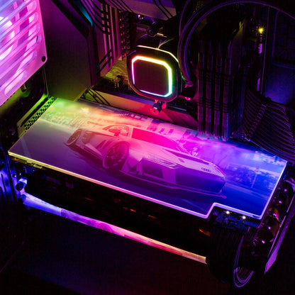 Night Cruise RGB GPU Backplate - Nogar007 - V1Tech