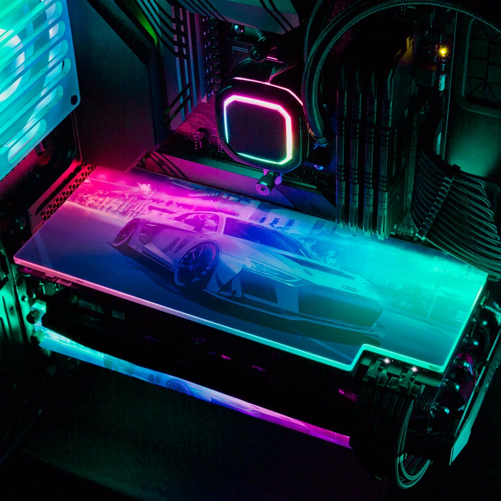 Night Cruise RGB GPU Backplate - Nogar007 - V1Tech