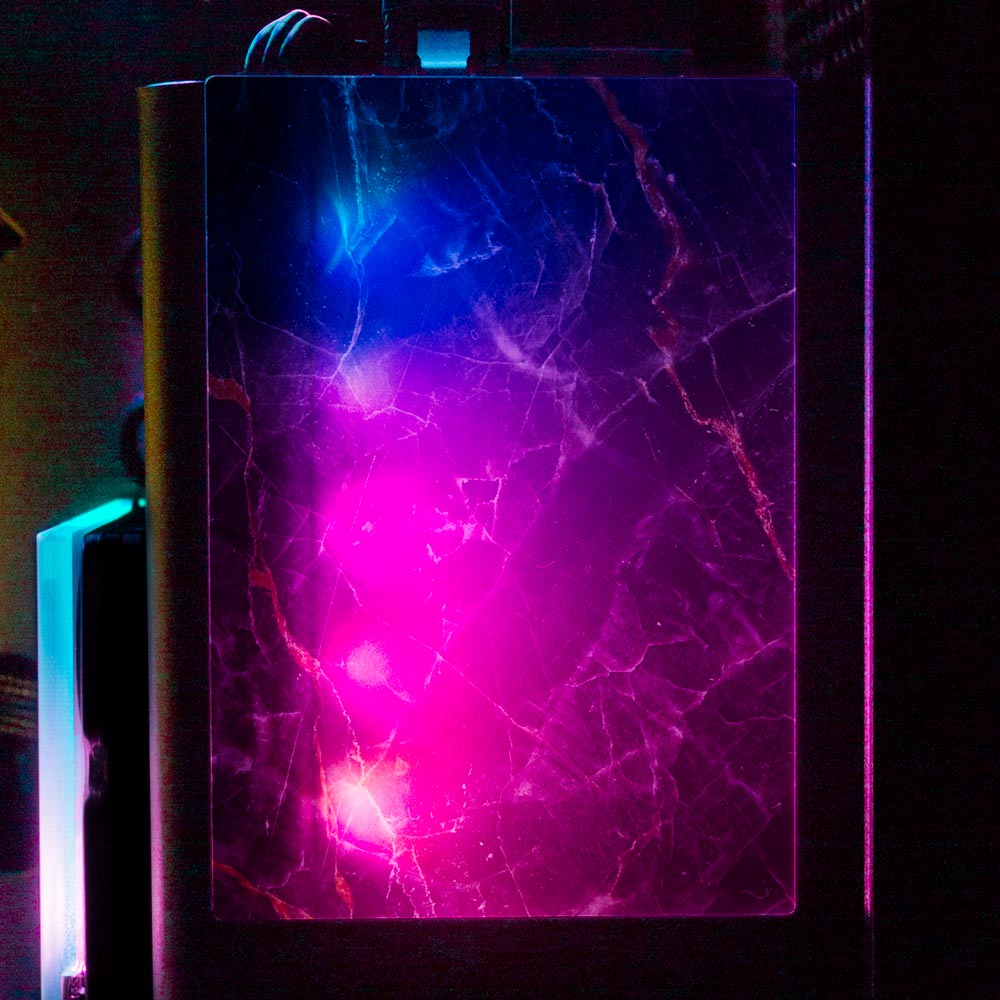 Night Marble RGB SSD Cover Vertical - V1Tech