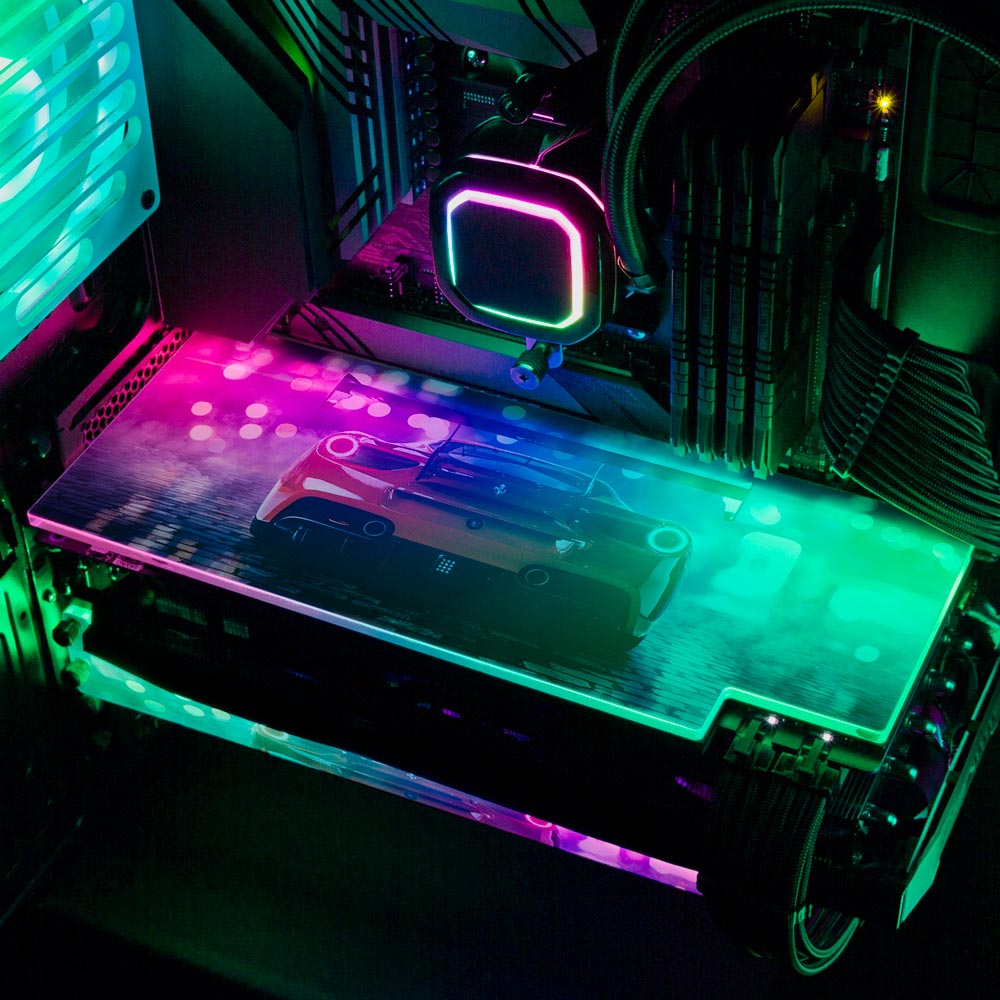 Night Views RGB GPU Backplate - Nogar007 - V1Tech