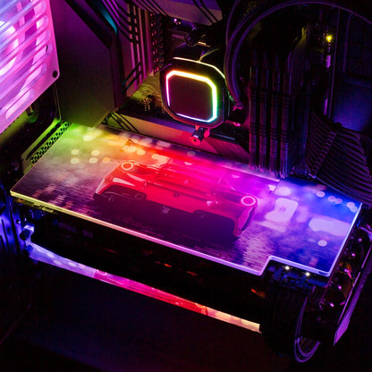 Night Views RGB GPU Backplate - Nogar007 - V1Tech