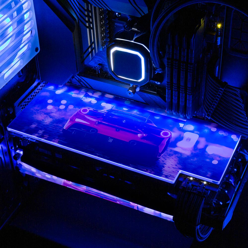 Night Views RGB GPU Backplate - Nogar007 - V1Tech