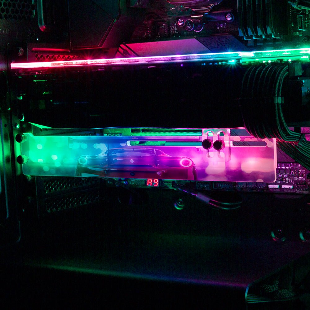 Night Views RGB GPU Support Bracket - Nogar007 - V1Tech