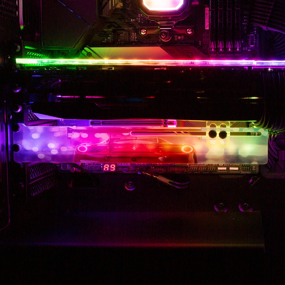 Night Views RGB GPU Support Bracket - Nogar007 - V1Tech