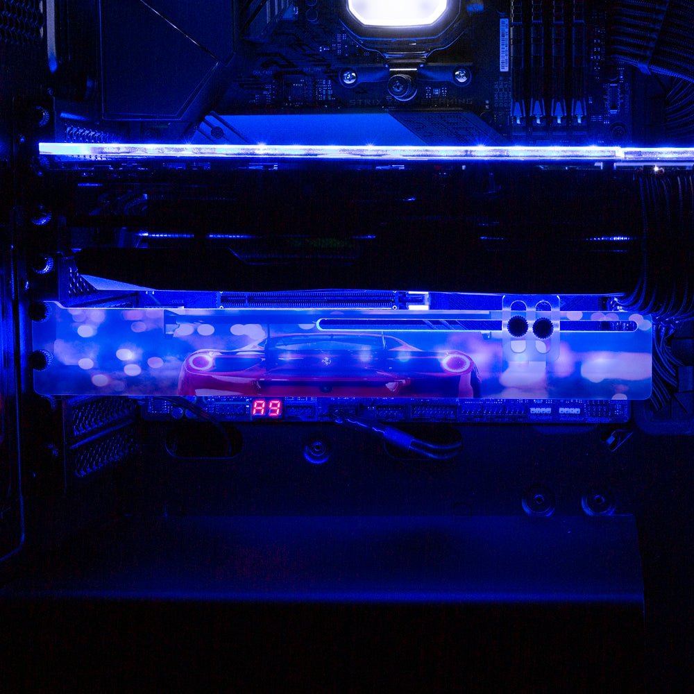 Night Views RGB GPU Support Bracket - Nogar007 - V1Tech