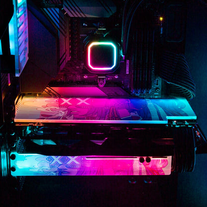 No Turning Back RGB GPU Backplate - Kuurakuu - V1Tech