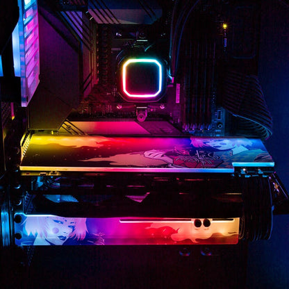 Noodles Geisha RGB GPU Backplate - HeyMoonly - V1Tech