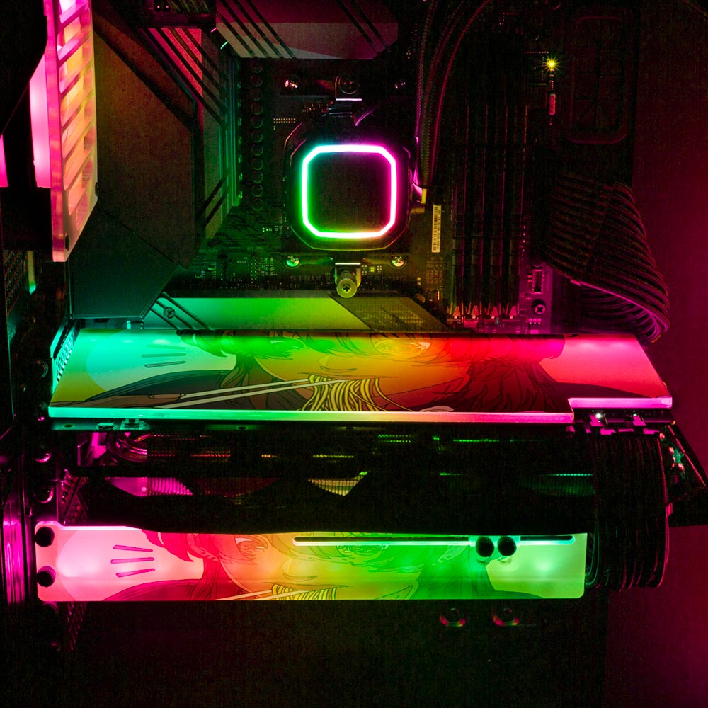 Noodles RGB GPU Backplate - Kuurakuu - V1Tech