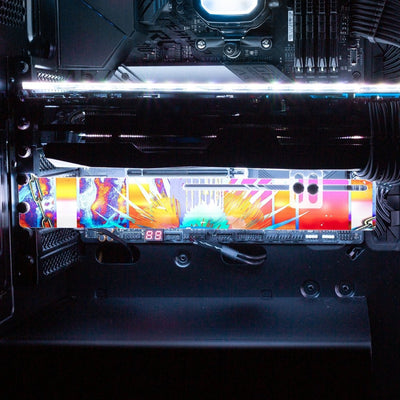 Orange Soda RGB GPU Support Bracket