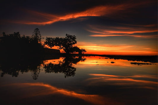 Orange Waves Plexi Glass Wall Art - Ben Mulder Photography - V1Tech