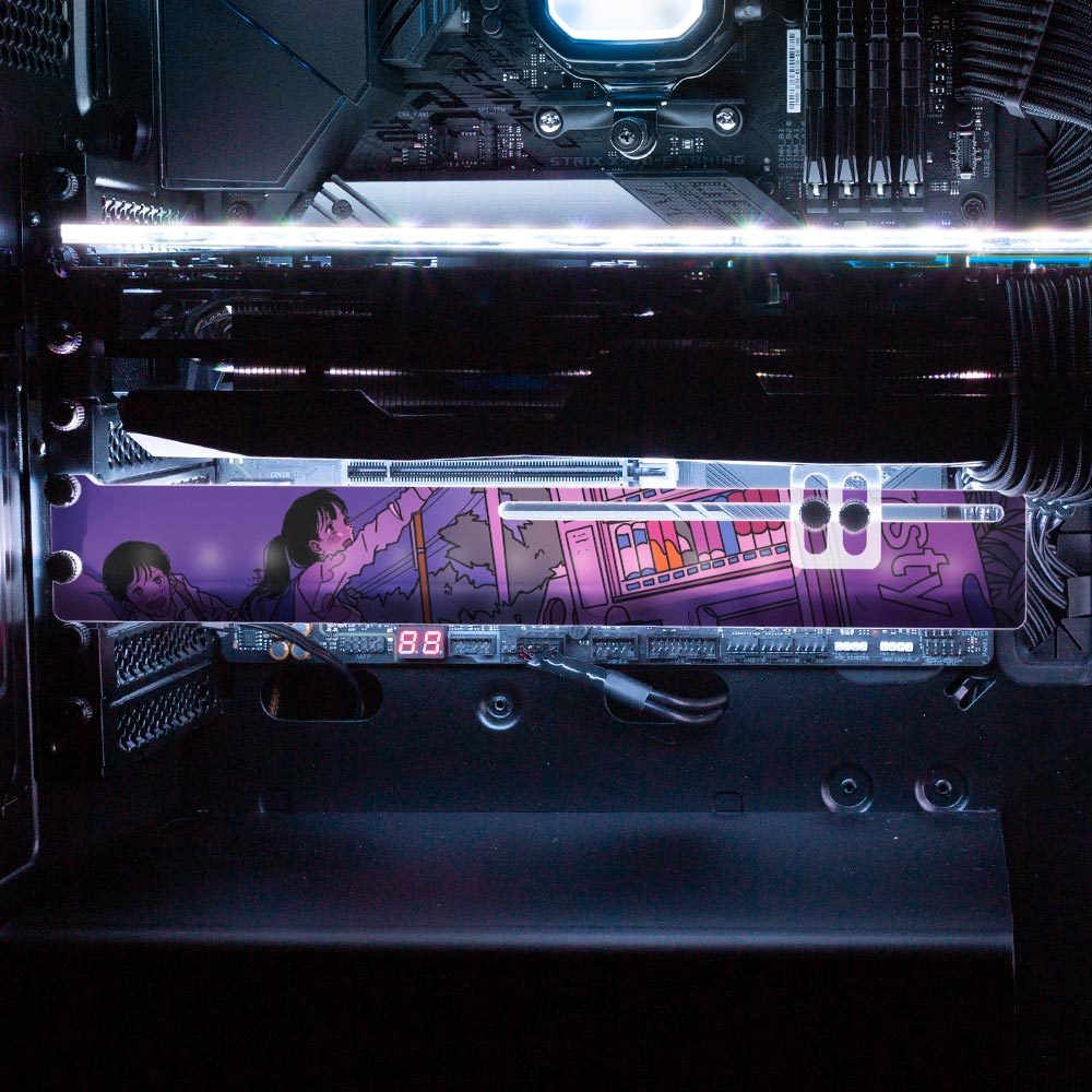 Our Favorite Spot RGB GPU Support Bracket - Annicelric - V1Tech