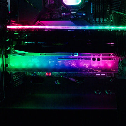 Our World RGB GPU Support Bracket - V1Tech