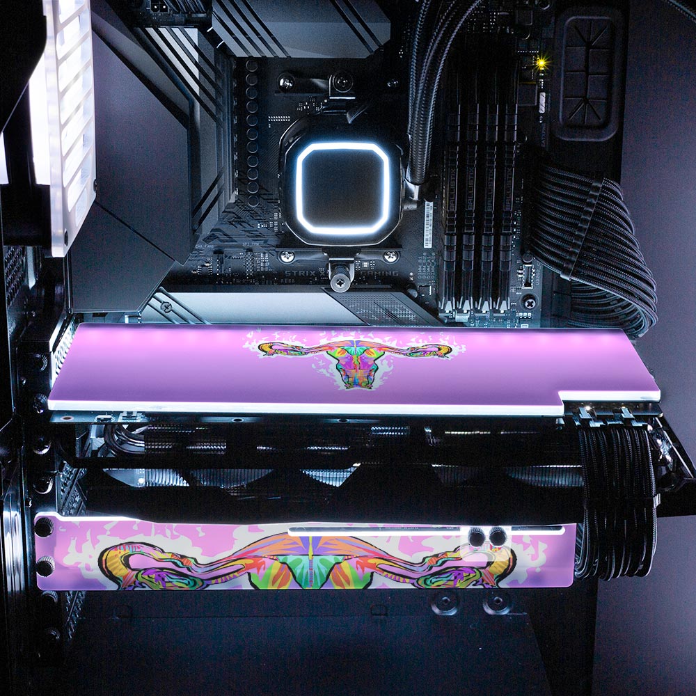 Ovariesdrome RGB GPU Backplate - Technodrome1 - V1Tech