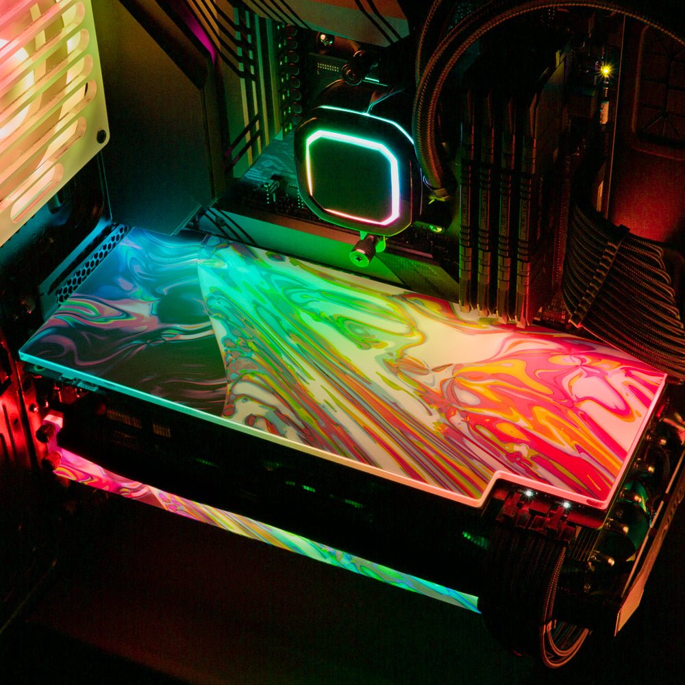 Overflow RGB GPU Backplate - Guedda HM - V1Tech