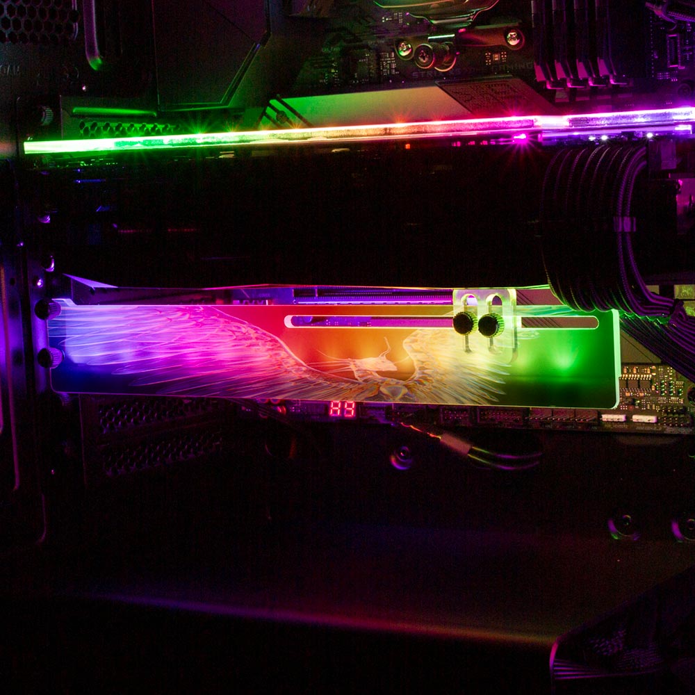 Own Source of Flight RGB GPU Support Bracket - Itwasleo - V1Tech