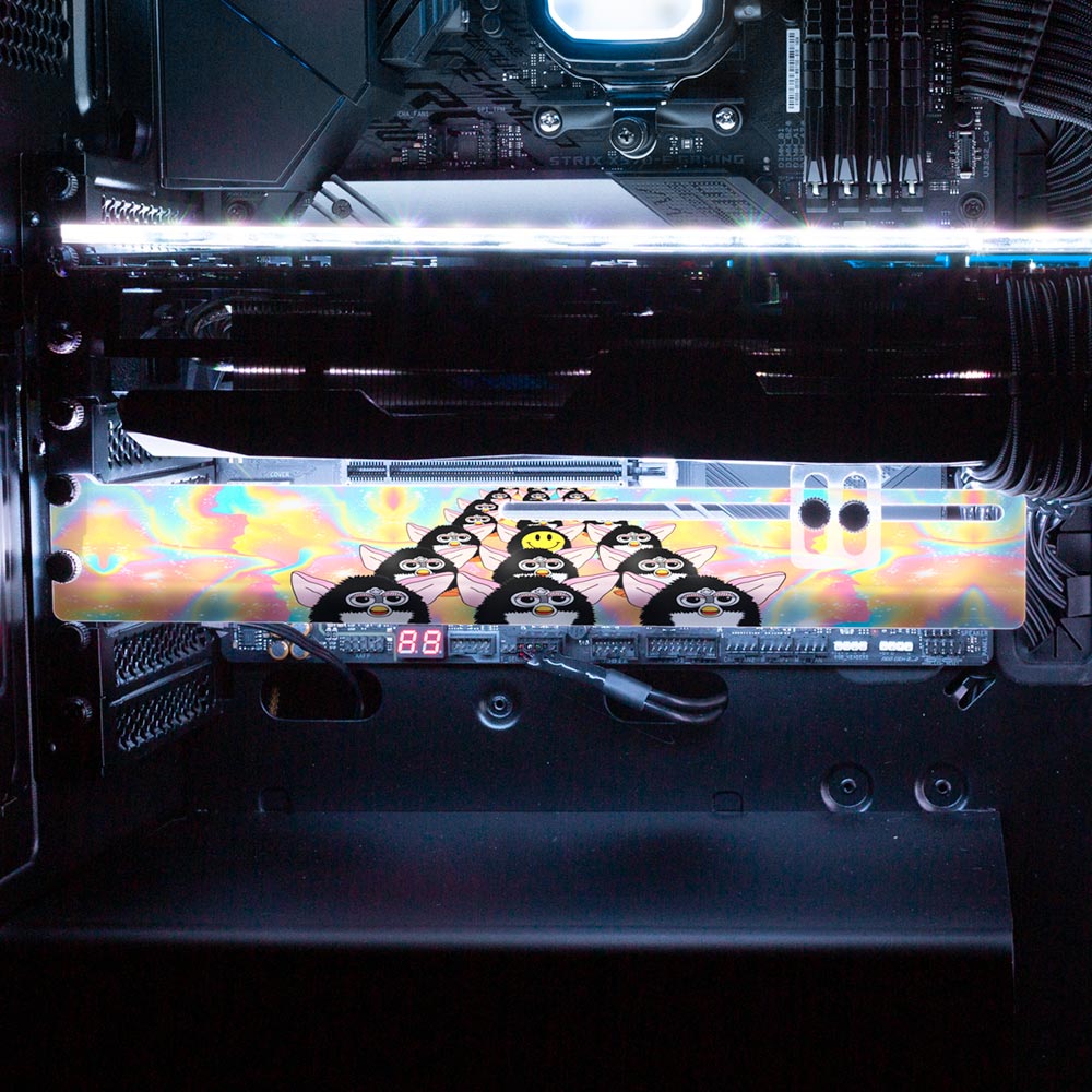 Party Vibes RGB GPU Supprt Bracket - Javilostcontrol - V1Tech