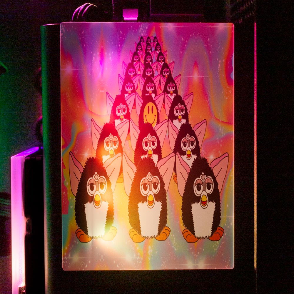 Party Vibes RGB SSD Cover Vertical - Javilostcontrol - V1Tech