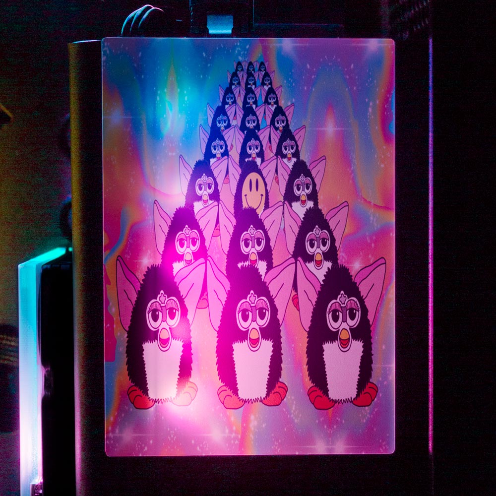 Party Vibes RGB SSD Cover Vertical - Javilostcontrol - V1Tech