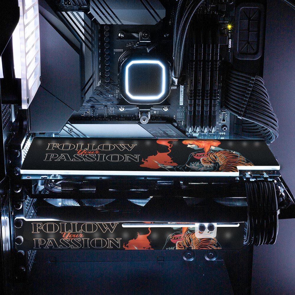 Passion Geisha RGB GPU Backplate - HeyMoonly - V1Tech