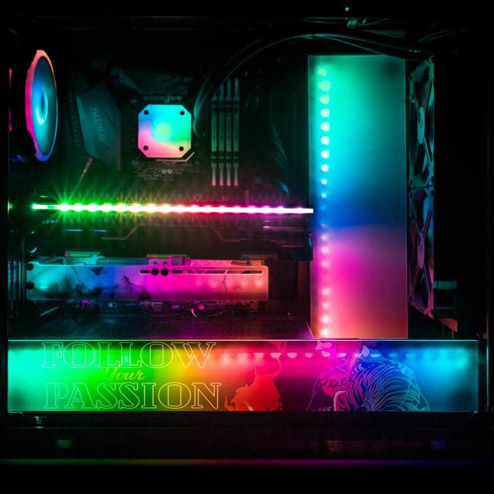 Passion Geisha RGB PSU Shroud Cover - HeyMoonly - V1Tech