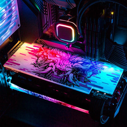 Passion Wolf RGB GPU Backplate - Daniele Caruso - V1Tech