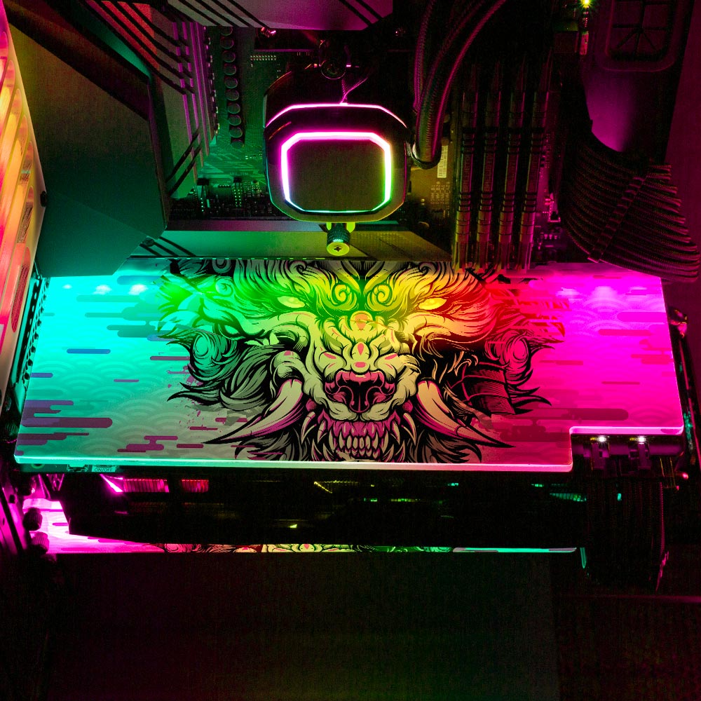 Passion Wolf RGB GPU Backplate - Daniele Caruso - V1Tech