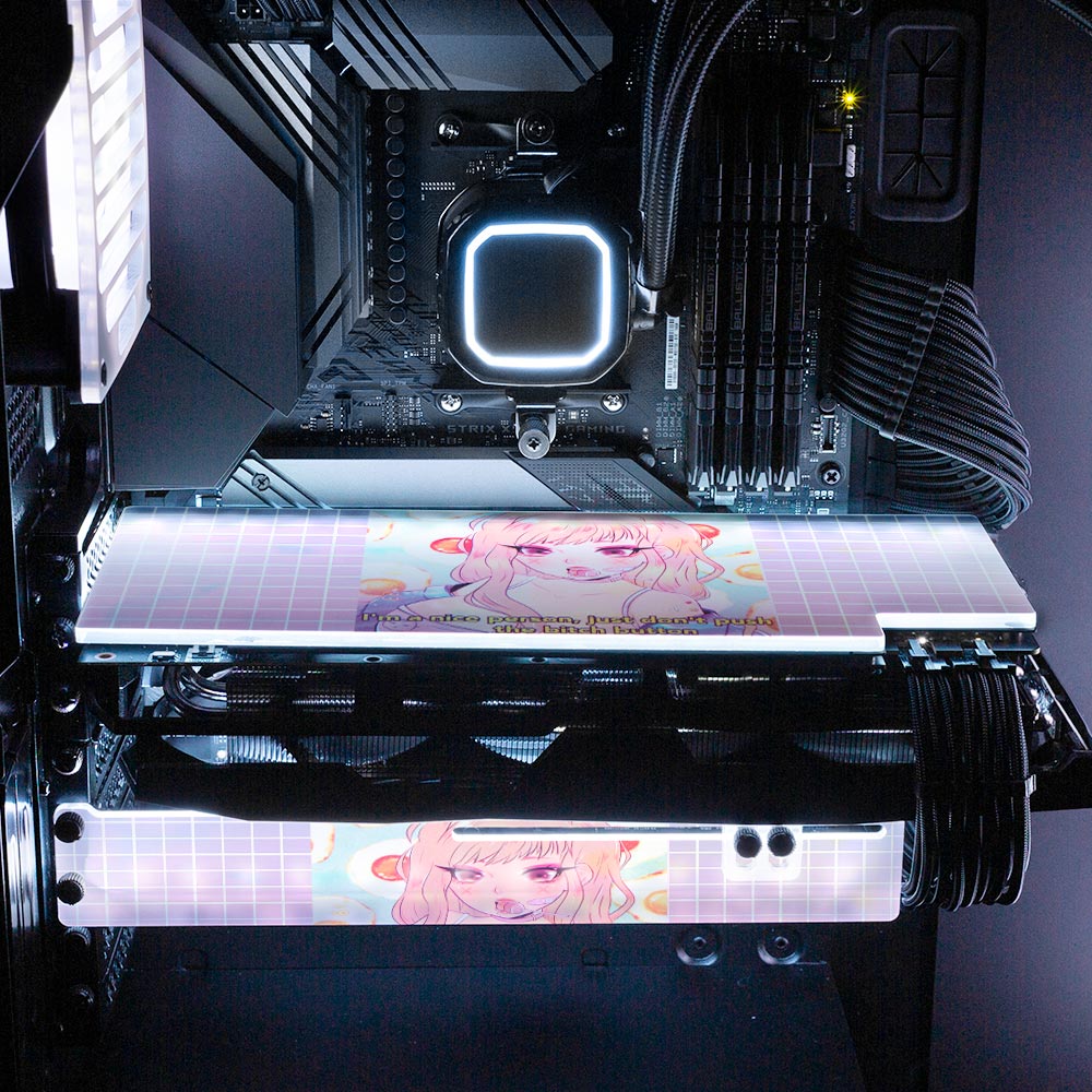 Pastel Aesthetic RGB GPU Backplate - YacilArt - V1Tech