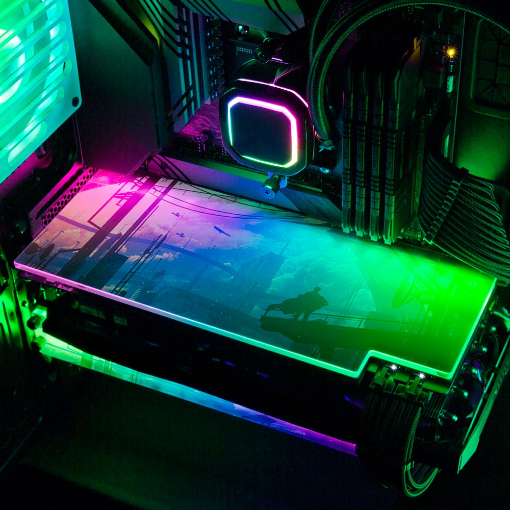 Peace Ground RGB GPU Backplate - Dan Giuz - V1Tech