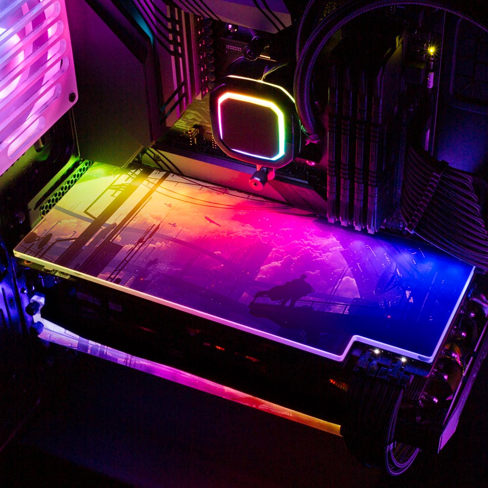 Peace Ground RGB GPU Backplate - Dan Giuz - V1Tech