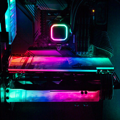 Peace Ground RGB GPU Backplate - Dan Giuz - V1Tech