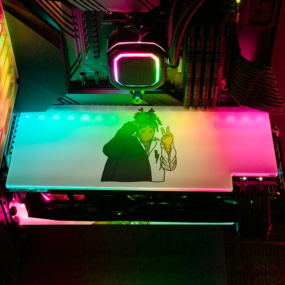 Peace RGB GPU Backplate - Utopia Graphix - V1Tech