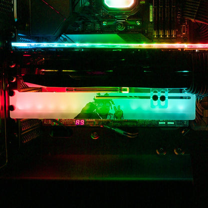 Peace RGB GPU Support Bracket - Utopia Graphix - V1Tech