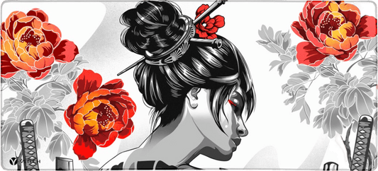 Peony Irezumi X-Large Mouse Pad - HeyMoonly - V1Tech