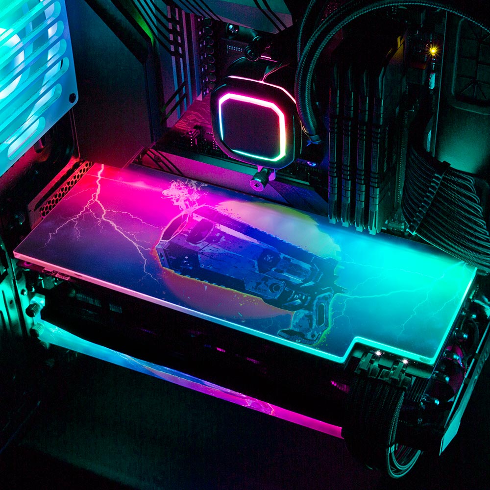 Pex Legends RGB GPU Backplate - Devil May Create - V1Tech