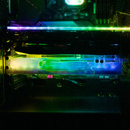 Pex Legends RGB GPU Support Bracket - Devil May Create - V1Tech