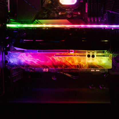 Phoenix RGB GPU Support Bracket - Geoglyser - V1Tech